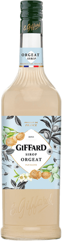 13,95 € Envio grátis | Xarope para Cocktail Giffard França 1 L Almendra — Amêndoa, Orgeat — Orzata
