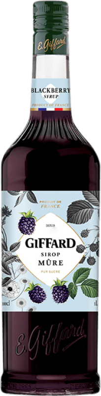 15,95 € Envío gratis | Sirope para Cóctel Giffard Francia 1 L Mûre — Mora
