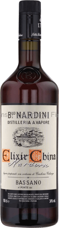 38,95 € Free Shipping | Bitter Aperitif Bortolo Nardini Elixir China Italy 1 L