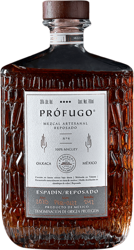 77,95 € 送料無料 | メスカル Prófugo Artesanal — 手作り, Espadín — エスパディン Reposado — レポサド メキシコ 70 cl