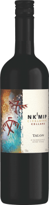 33,95 € Free Shipping | Red Wine Nk Mip Talon V.G.A. Okanagan Valley Canada Merlot, Syrah — Shiraz, Cabernet Sauvignon, Cabernet Franc, Malbec 75 cl