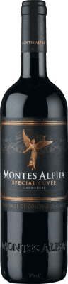 25,95 € Envío gratis | Vino Tinto Montes Alpha Cuvée I.G. Valle de Colchagua Valle de Colchagua Chile Carmenère 75 cl