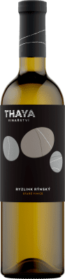 28,95 € Envío gratis | Vino Blanco Thaya Stare Vinice I.G. Moravia Moravia República Checa Riesling 75 cl