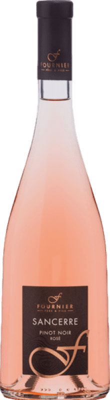 35,95 € 免费送货 | 桃红葡萄酒 Fournier Père Les Belles Vignes Rosé — 桃红葡萄酒 A.O.C. Sancerre 卢瓦尔河 法国 Pinot Noir — 黑皮诺 75 cl