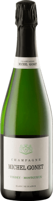 64,95 € Envio grátis | Espumante Branco Michel Gonet Vindey Montgueux Blanc de Blancs A.O.C. Champagne Champagne França Chardonnay 75 cl