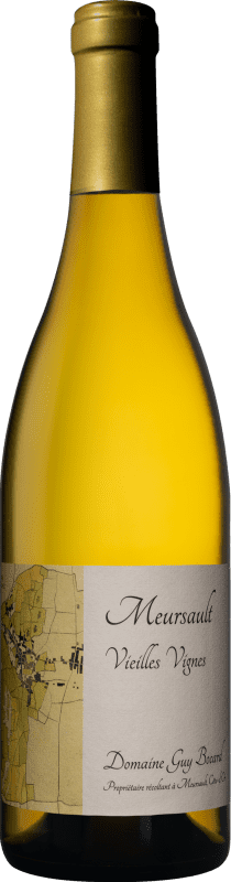 97,95 € Envio grátis | Vinho Branco Domaine Guy Bocard VV Vieilles Vignes — Vinhas Velhas A.O.C. Meursault Borgonha França Chardonnay 75 cl