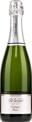 25,95 € 送料無料 | 白のスパークリングワイン Hubert Meyer Brut — ブリュット A.O.C. Crémant d'Alsace アルザス フランス Pinot Blanc — ピノ・ブラン 75 cl