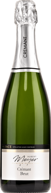 25,95 € Spedizione Gratuita | Spumante Bianco Hubert Meyer Brut A.O.C. Crémant d'Alsace Alsazia Francia Pinot Bianco 75 cl
