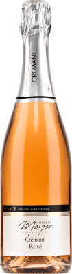 27,95 € 送料無料 | ロゼのスパークリングワイン Hubert Meyer Brut — ブリュット Rosé — ロゼ A.O.C. Crémant d'Alsace アルザス フランス Pinot Noir — ピノ・ノワール 75 cl