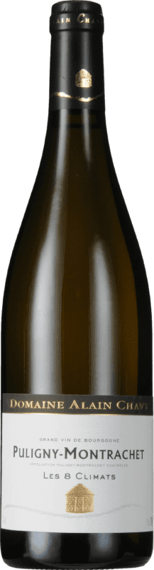 87,95 € Envio grátis | Vinho Branco Domaine Alain Chavy Les 8 Climats A.O.C. Puligny-Montrachet Borgonha França Chardonnay 75 cl