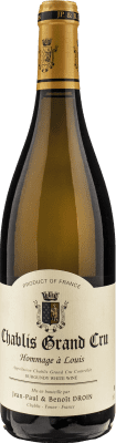 131,95 € Envío gratis | Vino Blanco Jean-Paul & Benoît Droin Hommage à Louis Grand Cru A.O.C. Chablis Borgoña Francia Chardonnay 75 cl