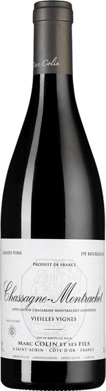 53,95 € Envío gratis | Vino Tinto Marc Colin et Fils VV Vieilles Vignes — Viñas Viejas A.O.C. Chassagne-Montrachet Borgoña Francia Pinot Negro 75 cl