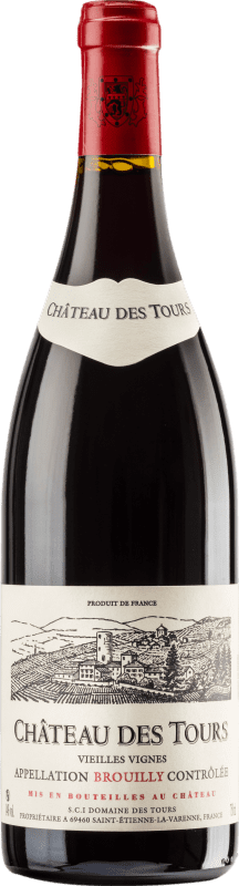 23,95 € Бесплатная доставка | Красное вино Château La Nerthe Tours VV Vieilles Vignes — Старые лозы A.O.C. Brouilly Beaujolais Франция Gamay — Гаме 75 cl