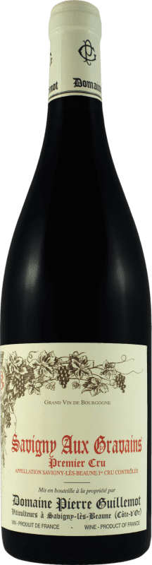 79,95 € Envoi gratuit | Vin Rouge Domaine Pierre Guillemot Aux Gravains 1er Premier Cru A.O.C. Savigny-lès-Beaune Bourgogne France Pinot Noir 75 cl