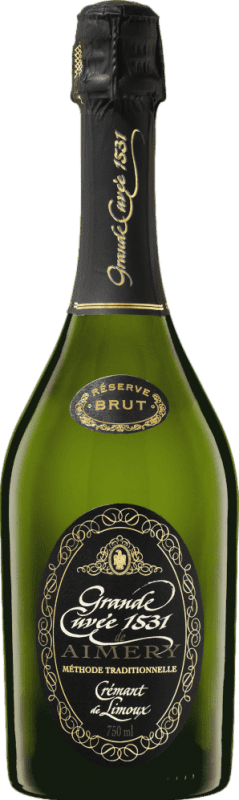 26,95 € Envoi gratuit | Vin Mousseux Blanc Sieur d'Arques 1531 Brut Grande Cuvée Réserve A.O.C. Crémant de Limoux Languedoc France Chardonnay, Chenin, Mauzac 75 cl