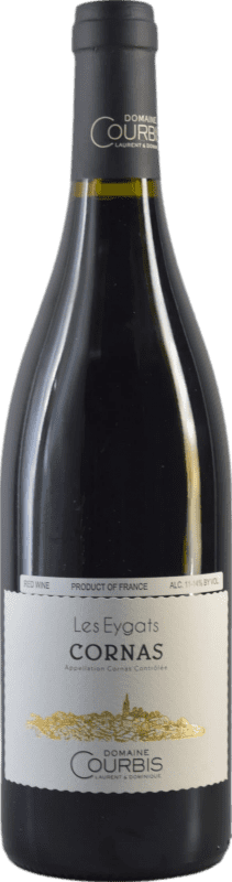 55,95 € Free Shipping | Red Wine Domaine Courbis Les Eygats A.O.C. Cornas Rhône France Syrah — Shiraz 75 cl