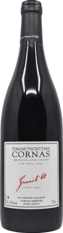 66,95 € 免费送货 | 红葡萄酒 Vincent Paris Granit 60 A.O.C. Cornas 罗纳 法国 Syrah — 西拉 75 cl