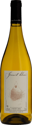 31,95 € Бесплатная доставка | Белое вино Vincent Paris Granit Рона Франция Roussanne — Руссан, Viognier — Вионье 75 cl