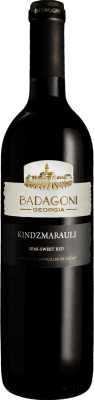 18,95 € Envío gratis | Vino Dulce Badagoni P.D.O. Kindzmarauli Kakheti Georgia Saperavi 75 cl