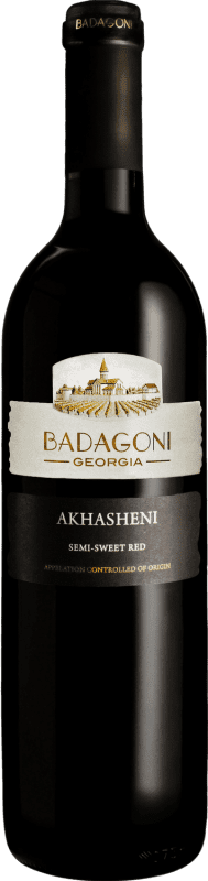 22,95 € 送料無料 | 甘口ワイン Badagoni Akhasheni I.G. Kakheti カッペティ ジョージア Saperavi — サペラヴィ 75 cl