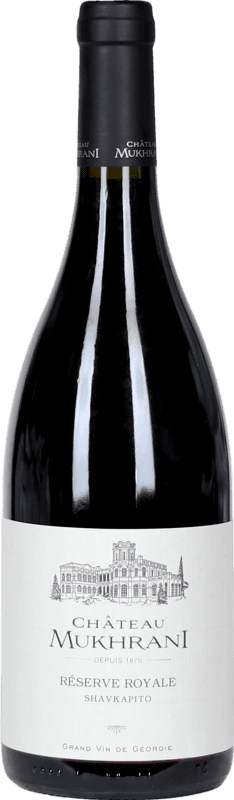 66,95 € 免费送货 | 红葡萄酒 Château Mukhrani Royale — 皇家 珍藏 Kartli 格鲁吉亚 Saperavi — 萨佩拉维 75 cl