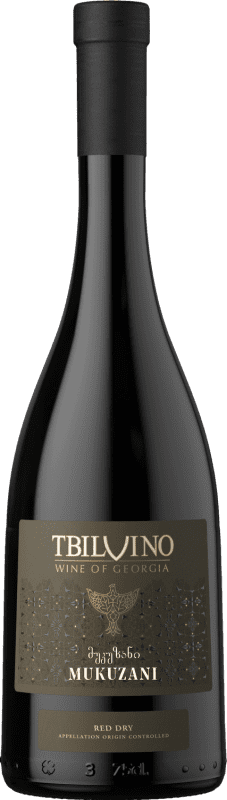 27,95 € 送料無料 | 赤ワイン Tbilvino P.D.O. Mukuzani カッペティ ジョージア Saperavi — サペラヴィ 75 cl