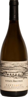 65,95 € Free Shipping | White Wine Argyros Monsignori Cuvée P.D.O. Santorini Santorini Greece Assyrtiko 75 cl