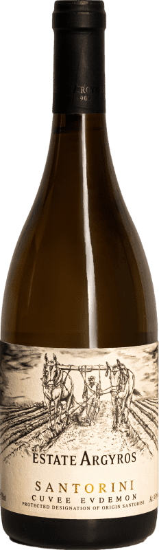 92,95 € 送料無料 | 白ワイン Argyros Evdemon Cuvée P.D.O. Santorini Santorini ギリシャ Assyrtiko — アシルティコ 75 cl