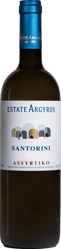 36,95 € Envio grátis | Vinho Branco Argyros P.D.O. Santorini Santorini Grécia Assyrtiko 75 cl