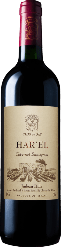 49,95 € 免费送货 | 红葡萄酒 Clos de Gat Har'el P.D.O. Judean Hills 以色列 Cabernet Sauvignon — 赤霞珠 75 cl