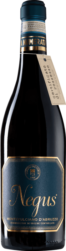 42,95 € Spedizione Gratuita | Vino Rosso Cascina del Colle Negus D.O.C. Montepulciano d'Abruzzo Abruzzo Italia Montepulciano 75 cl