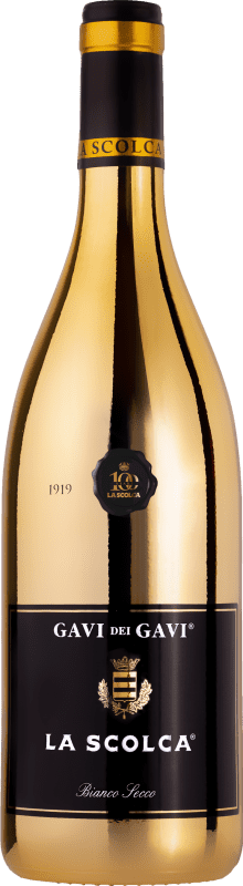 49,95 € Бесплатная доставка | Белое вино La Scolca Gold — Золотая версия D.O.C.G. Cortese di Gavi Пьемонте Италия Cortese — Кортезе 75 cl