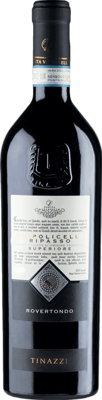 23,95 € Envio grátis | Vinho Tinto Tenuta Valleselle Tinazzi Rovertondo Superior D.O.C. Valpolicella Ripasso Vêneto Itália Garrafa 75 cl