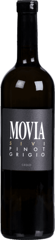 22,95 € Free Shipping | White Wine Hiša Movia Sivi I.G. Primorska Goriška Brda Slovenia Pinot Gris Organic — Eco 75 cl