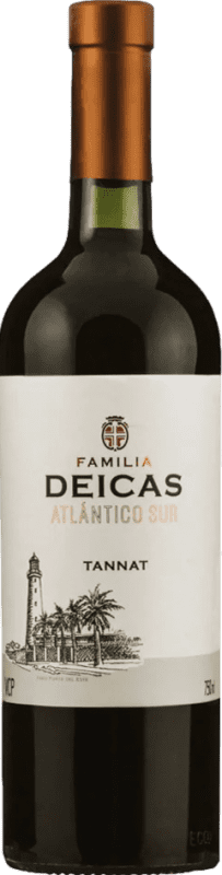 19,95 € Envío gratis | Vino Tinto Familia Deicas Atlántico Sur Uruguay Tannat 75 cl
