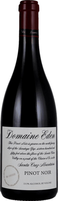 66,95 € Envio grátis | Vinho Tinto Domaine Eden California Estados Unidos Pinot Noir 75 cl