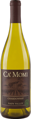 41,95 € Envio grátis | Vinho Branco Ca' Momi California Estados Unidos Chardonnay 75 cl