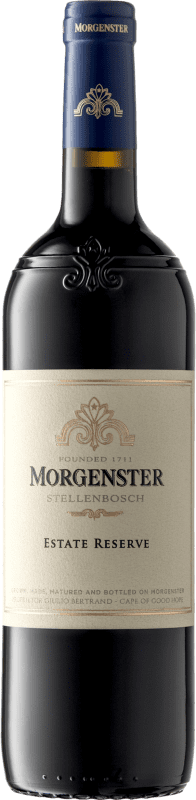 66,95 € Envoi gratuit | Vin Rouge Morgenster Estate Wine — Vin de Domaine Réserve W.O. Western Cape Western Cape South Coast Afrique du Sud Merlot, Cabernet Sauvignon, Cabernet Franc, Petit Verdot 75 cl