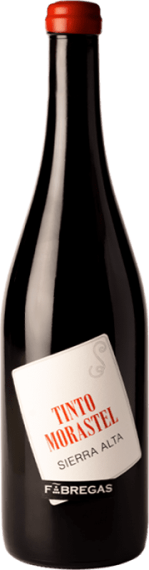 17,95 € Spedizione Gratuita | Vino Rosso Fábregas Morastel Sierra Alta D.O. Somontano Aragona Spagna Moristel 75 cl