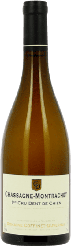 274,95 € Envio grátis | Vinho Branco Domaine Coffinet Duvernay Dent de Chien 1er Premier Cru A.O.C. Chassagne-Montrachet Borgonha França Chardonnay 75 cl