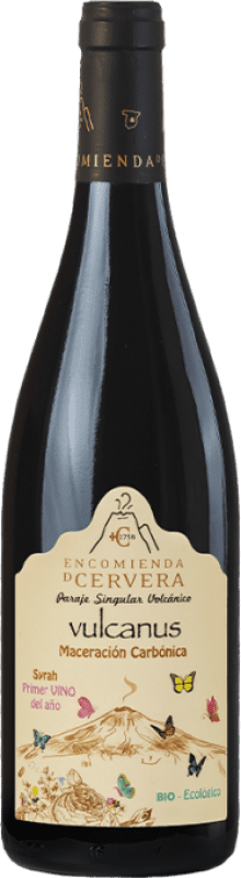 10,95 € Spedizione Gratuita | Vino Rosso Encomienda de Cervera Vulcanus Maceración Carbónica — Macerazione carbonica D.O.P. Campo de Calatrava Spagna Syrah 75 cl