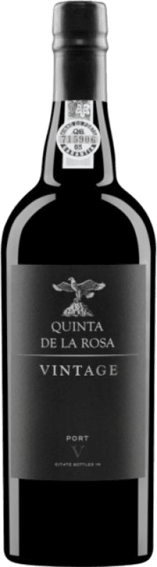 59,95 € Envio grátis | Vinho Doce Quinta de la Rosa Vintage I.G. Porto Douro Portugal Meia Garrafa 37 cl