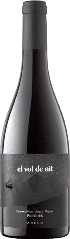 24,95 € 免费送货 | 红葡萄酒 U Més U Vol de Nit D.O. Penedès 加泰罗尼亚 西班牙 Garnacha — 歌海娜, Cariñena — 佳丽酿 75 cl