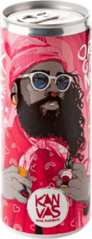 18,95 € Kostenloser Versand | 6 Einheiten Box Roséwein Kanvas Spanien Dose 75 cl