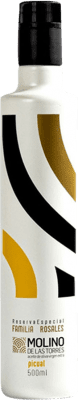 19,95 € Kostenloser Versand | Olivenöl Molino de las Torres Premium, E-NOL Extra Nativ Jaén Spanien Picual Medium-Flasche 50 cl