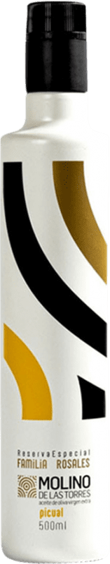 19,95 € Spedizione Gratuita | Olio d'Oliva Molino de las Torres Premium, EVO Extra Vergine Jaén Spagna Picual Bottiglia Medium 50 cl