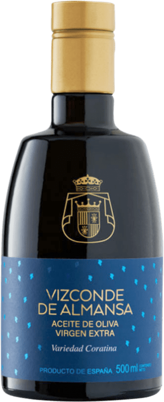 43,95 € Spedizione Gratuita | Olio d'Oliva Oleícola Jaén Vizconde de Almansa Coratina EVO Extra Vergine Jaén Spagna Bottiglia Medium 50 cl