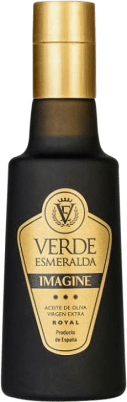 245,95 € 送料無料 | 12個入りボックス オリーブオイル Verde Esmeralda Imagine EVOO エキストラバージン Jaén スペイン Royal — ロイヤル 小瓶 25 cl