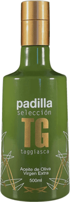 16,95 € Free Shipping | Olive Oil Padilla Selection, EVOO Extra Virgin Jaén Spain Taggiasca Medium Bottle 50 cl
