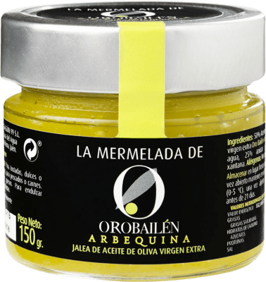 8,95 € Envoi gratuit | Huile d'Olive Oro Bailén Mermelada 150 gr Jaén Espagne Arbequina Petite Bouteille 15 cl